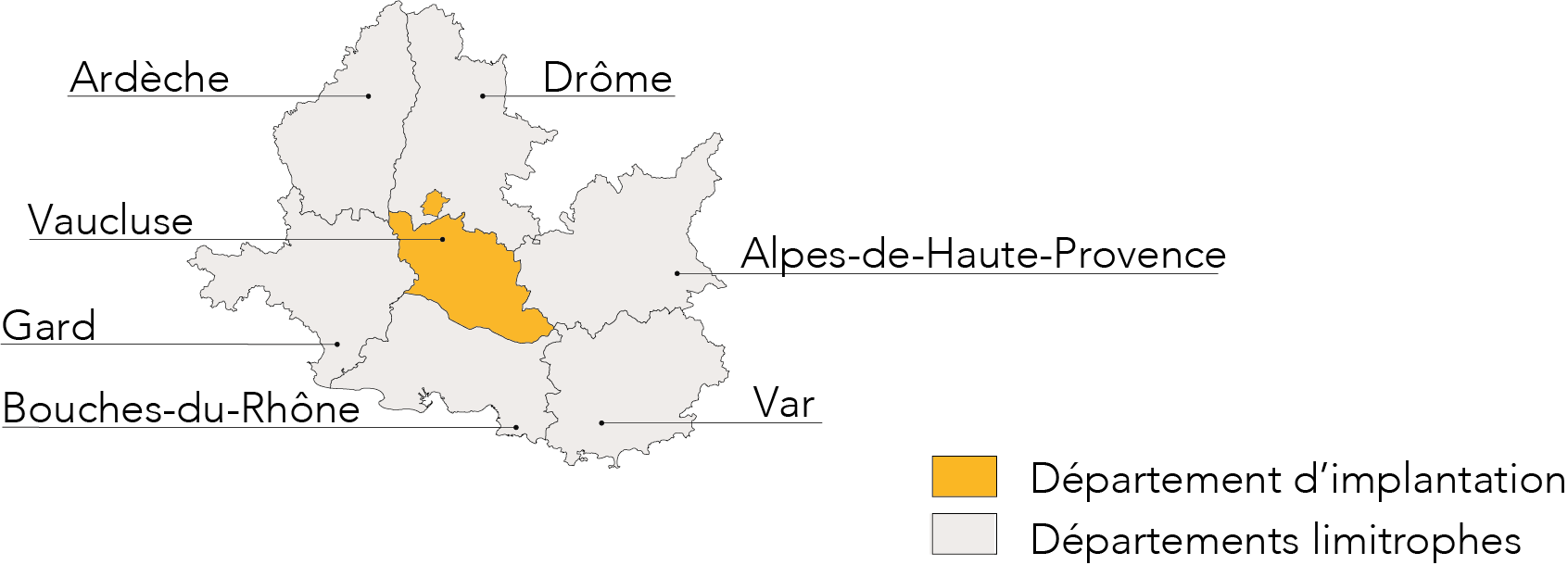 Carte implantation